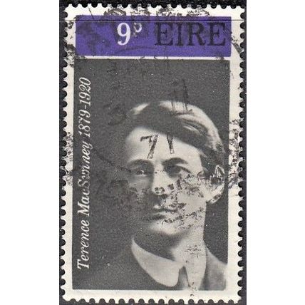 Ireland, 1970 9p Terence MacCurtain, SG 282 (Scott #285), used