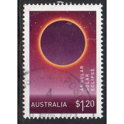 Australia 2023 Solar Eclipses - Annular Solar Eclipse $1.20 Sheet Used