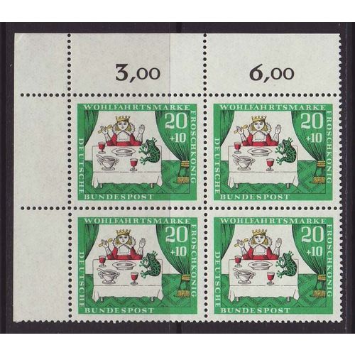Germany 1966 SG 1429 UMM - Block of 4 - Semi-postal (D-121)
