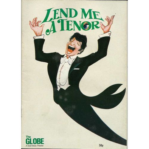 LEND ME A TENOR Denis Lawson, Jan Francis 1986 Globe Theatre Programme