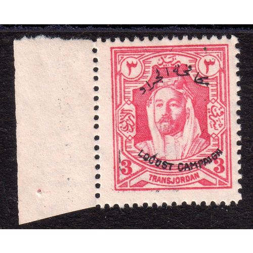 Transjordan Sg184 3m Carmine-Pink Fresh unmounted mint MNH (G169)