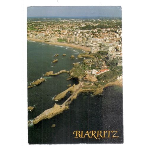 BIARRITZ used postcard 1986 postmark =