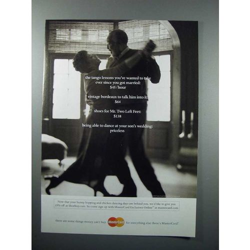 2000 MasterCard Ad - Dance At Son's Wedding: Priceless