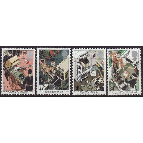GB 1986 SG 1359-62 UMM - St John Ambulance (B-360 07)