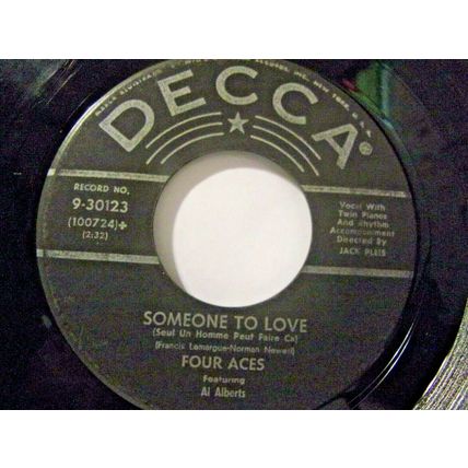 Four Aces-Someone To Love / Written On The Wind-45rpm-1956-VG