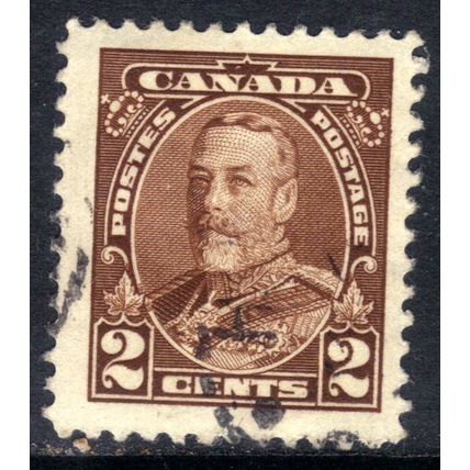 Canada 1935 KGV 2ct Brown Used SG 342 ( T754 )