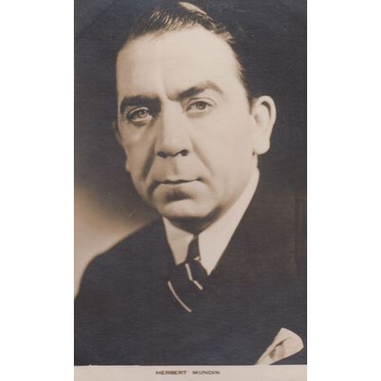 Herbert Mundin Film Weekly Series Postcard Photo