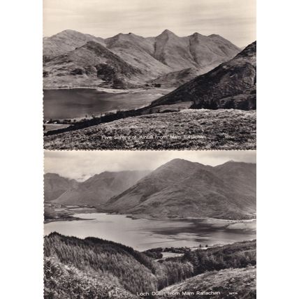 Loch Dulch Five Sisters Of Kintail Mam Rattachan 2x Real Photo Postcard s