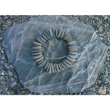 Weathered Old Stones Lake Hawea Otago New Zealand Postcard