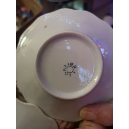 Pair Of Decorative Floral Plates
