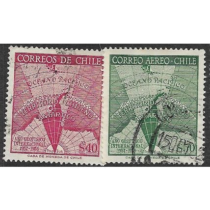 1958 Michel 545/546 - fine used (o)
