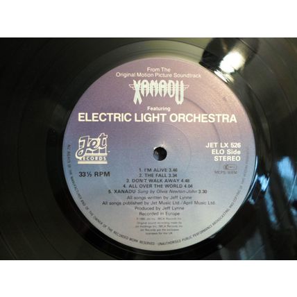 LP. 1980. ELECTRIC LIGHT ORCH /OLIVIA NEWTON JOHN. XANADU .POSTCARDS .NEAR MINT