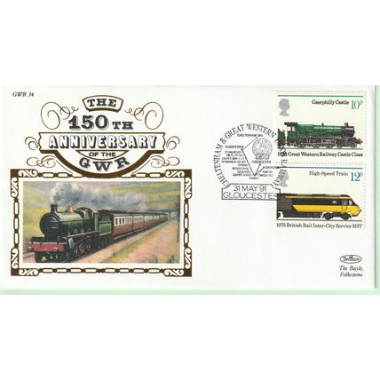 Great Britain - GWR150 - GWR34 - 31 May 91 Gloucester (ref 103)