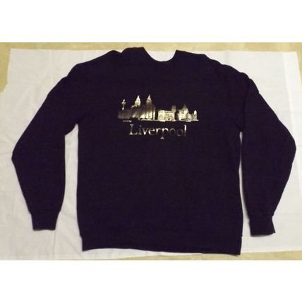 Beatles Liverpool Skyline Black Sweatshirt, XL NEW!