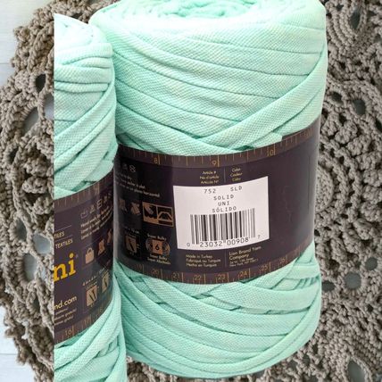 Lion Brand Fettuccini Yarn Bundle of 2 , 25.8oz Lot #61