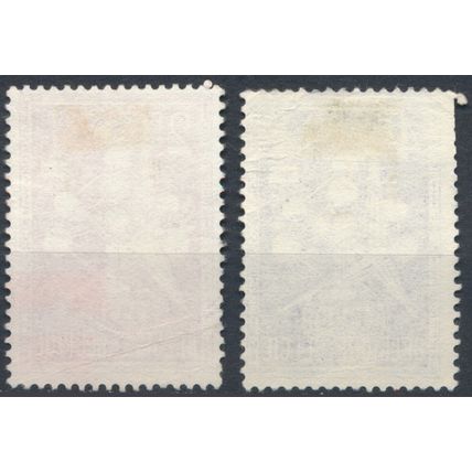 Brussels International Exhibition - Belgium 1957 - F H - MiNr 1054/5
