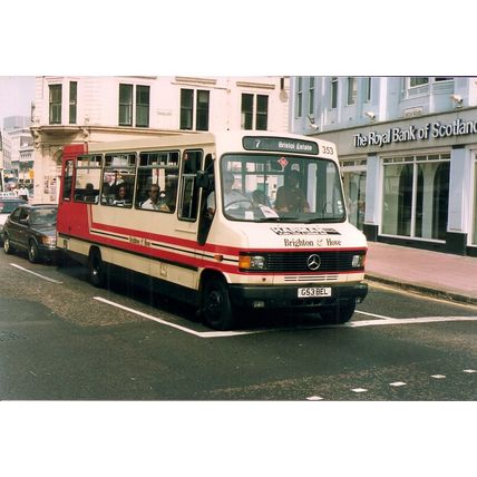 Colour Photo of Brighton & Hove Bus and Coach Co. Ltd. - G54 BEL ex. Bournemouth