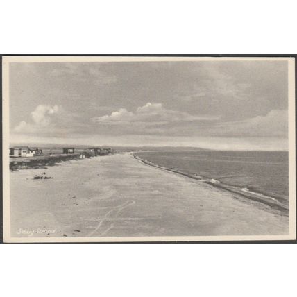 Sæby Strand, c.1940s - Harald Dicksens Brevkort