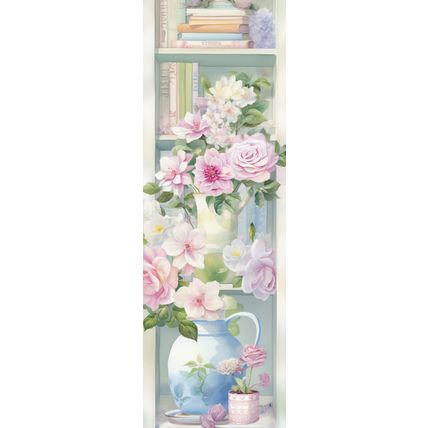 Shabby Chic Bookshelf Bookmarks Book Markers Gift For Reader (X4)