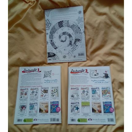 3 Zentangle Magazines Art Therapy Anya Lothrap & 1 & 2 Suzanne McNeill