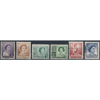 QEII Definitive - Australia 1959 - FH - SG 308/14 (H)