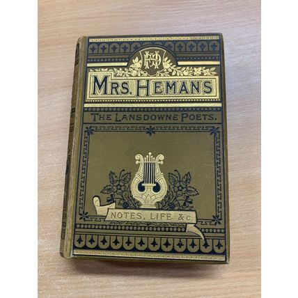 c1901 "THE POETICAL WORKS OF MRS HEMANS" ILLUSTRATED ANTIQUE BOOK (P4)