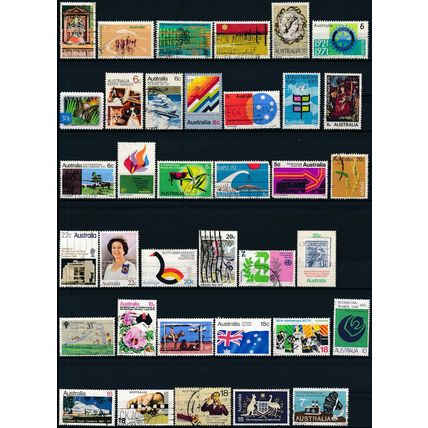 391 Stamp Selection - Australia - Used Hinged