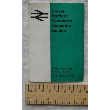 1969 BR train services Crewe Stafford Tamworth Nuneaton London