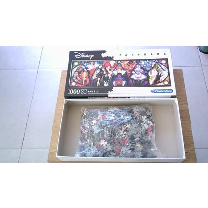 DISNEY: VILLAINS Movie Tie-In Panorama Jigsaw Puzzle (1000 Piece) Clementoni