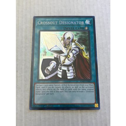 2020 Yu-Gi-Oh! Crossout Designator Spell Foil Card