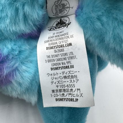 Disney Store Monsters Inc SULLEY Plush Toy Pixar Stuffed Animal 15” Blue Monster