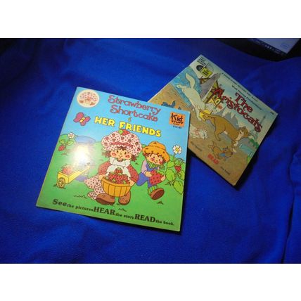STRAWBERRY SHORTCAKE & The ARISTOCATS! Book & Record Sets $20.00 shipped!!