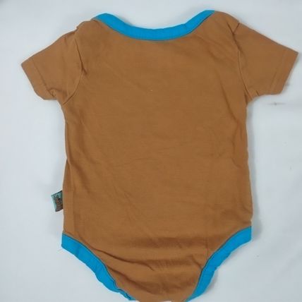 Scooby Doo by Hanna Barbera Boy's Infant Short Sleeve One Piece Brown Sz 3-6M