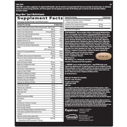 GNC AMP Men’S Ripped Vitapak Program, 4 in 1 Product Vitamin Pack, Metabolism &