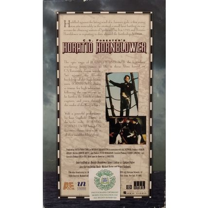 HORATIO HORNBLOWER 4 VHS VIDEOTAPE BOX SET stars IOAN GRUFFUDD