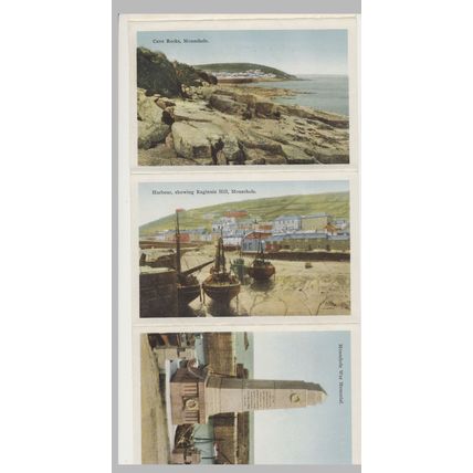 MOUSEHOLE Cornwall 6 views early 20th C. Photo Letter Card