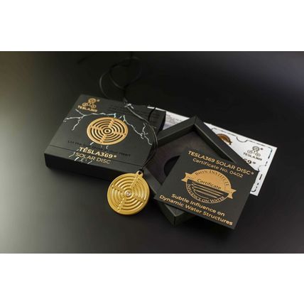 Nikola Tesla369® Solar Disc Scientifically Recognized Energy Pendant