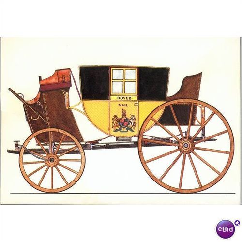 GB Postcard 1984 - 1st Mailcoach built by John Besant