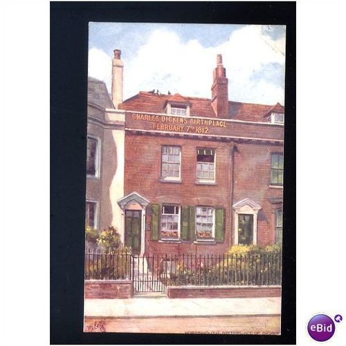 Hampshire PORTSMOUTH Birthplace of Dickens Tuck Oilette Postcard (7389)