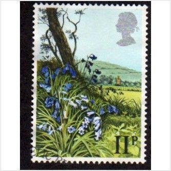 Great Britain 1979 Spring Wild Flowers 11p Bluebell Used 2 SG 1081 Sc 857 stamp