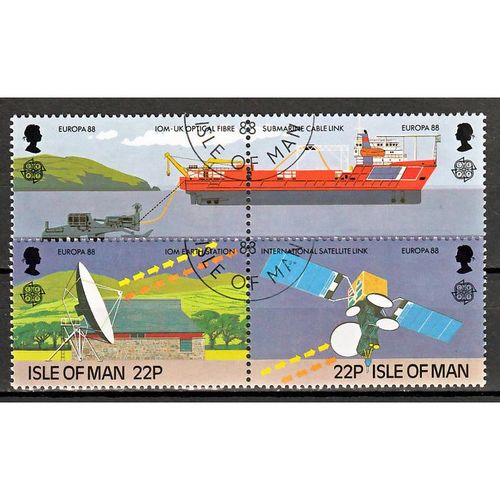 Isle of Man Europa Cept 1988 gestempeld