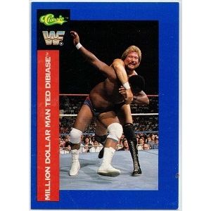 WWF ' CLASSIC ' card # 110 MILLION DOLLAR MAN (1991)