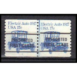 1906a 17c Electric Auto Fine MNH Dry Gum CNP Left 1D Line Gap PA0497