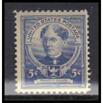 872 5c Frances Willard Fine MNH KA3277