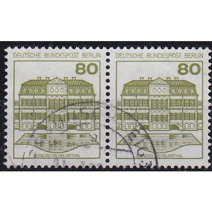 GERMANY BERLIN [1982] MiNr 0674 A 2er ( O/used ) Burgen Schlösser