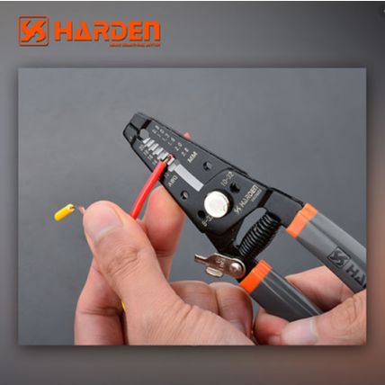HARDEN wire cable stripper 180mm long, cutter, 0.8-2.6 mm, 10-20 AWG (HAR 660623