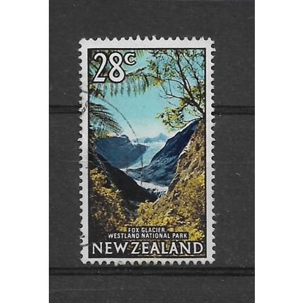 NZ.SG878 28c Fox Glacier,Westland National Park.Fine Used.Dec21b