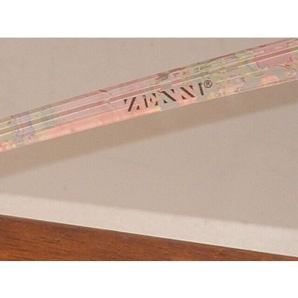 Pre-Owned Women’s Pink Zenni 1912049 Flower Print Fashion Glasses
