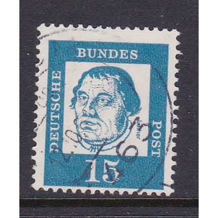 GERMANY 1961 FAMOUS GERMANS 15pf VALUE USED SG1265a #3