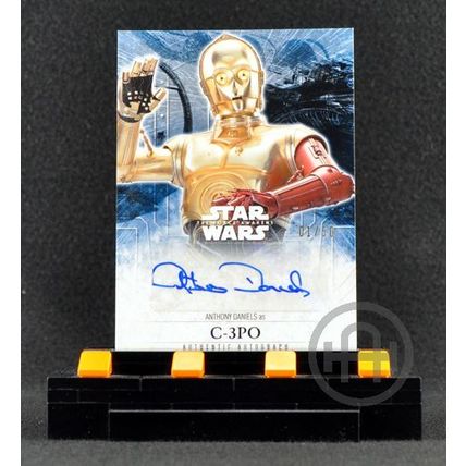 Topps Star Wars The Force Awakens S2 – Autograph Purple – Anthony Daniels 01/50